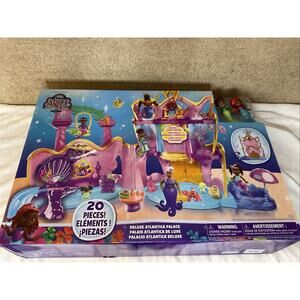 New Disney Junior Ariel Deluxe Atlantica Palace Playset 20 Pieces